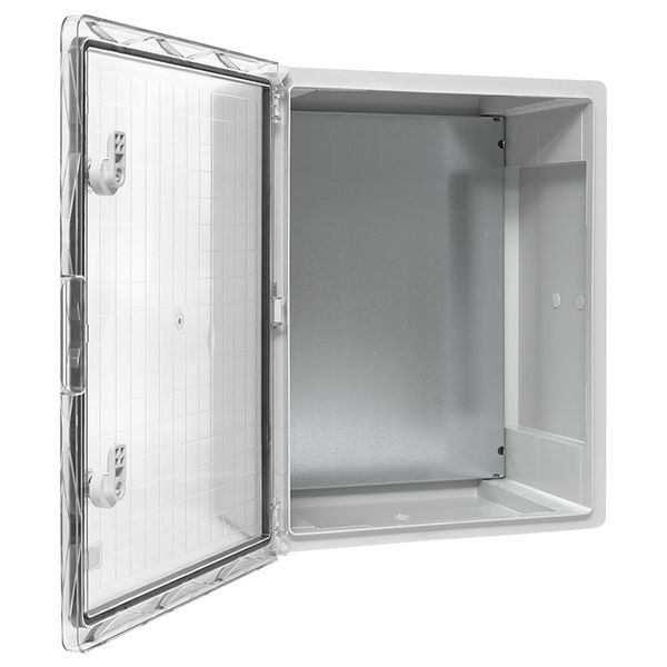 Бокс пластиковый с монтажной платой прозр. дверь 500х400х240 мм IP65 EKF PROxima (PBT65MP007)