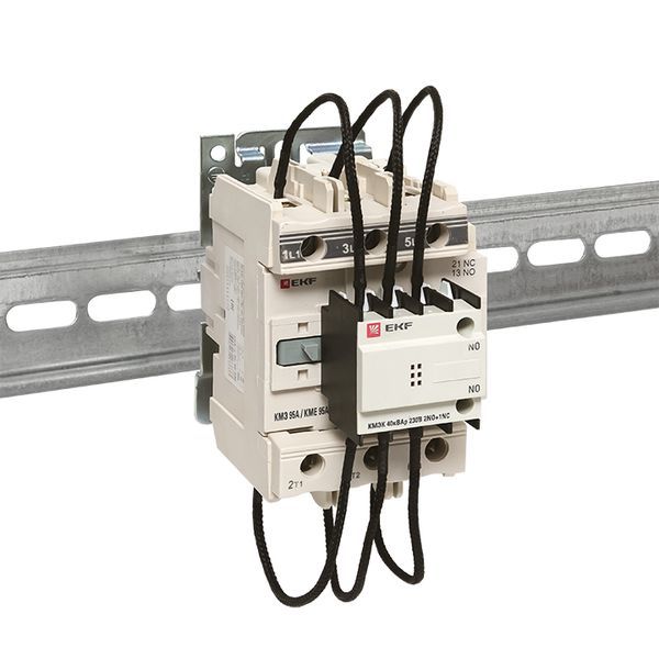 Контактор для конденсатора КМЭК 40квар 230В 2NО+1NC PROxima (ctrk-s-95-40-230)