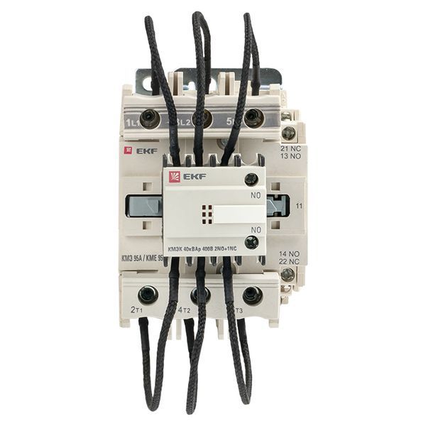 Контактор для конденсатора КМЭК 40квар 400В 2NО+1NC PROxima (ctrk-s-95-40-400)