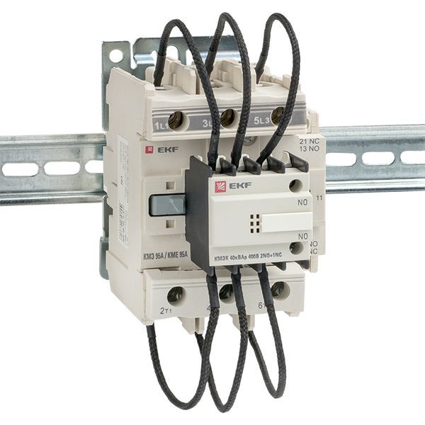 Контактор для конденсатора КМЭК 40квар 400В 2NО+1NC PROxima (ctrk-s-95-40-400)