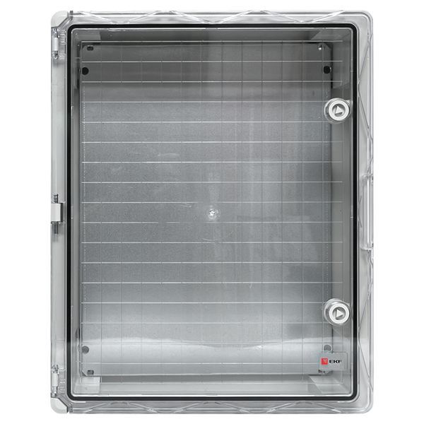 Бокс пластиковый с монтажной платой прозр. дверь 500х400х180 мм IP65 EKF PROxima (PBT65MP006)