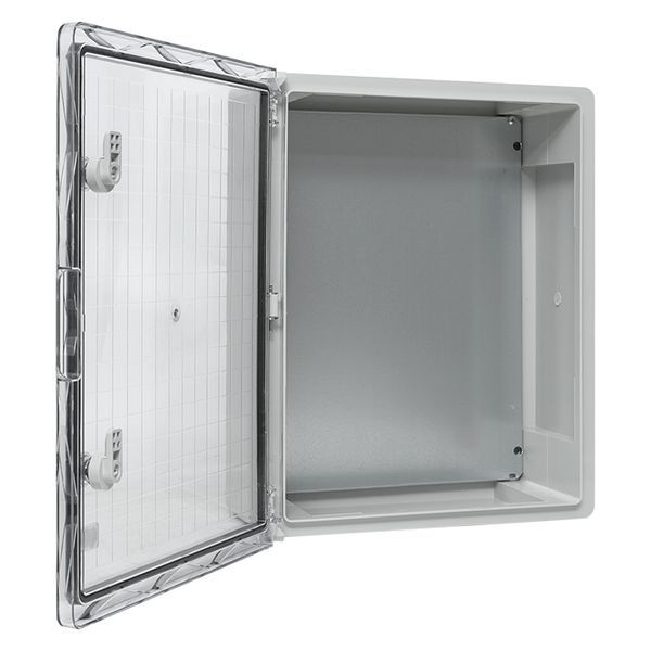 Бокс пластиковый с монтажной платой прозр. дверь 500х400х180 мм IP65 EKF PROxima (PBT65MP006)