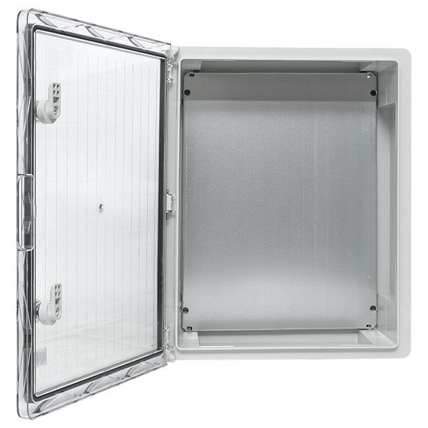 Бокс пластиковый с монтажной платой прозр. дверь 500х400х180 мм IP65 EKF PROxima (PBT65MP006)