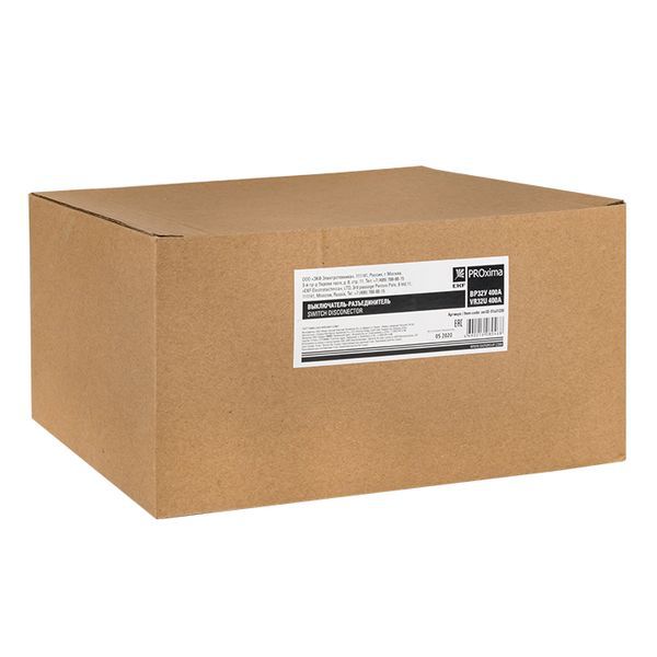 Выключатель-разъединитель ВР32У-37А31220 400А 1 направление с дугогасительными камерами несъемная левая/правая рукоятка MAXima (uvr32-37a31220)