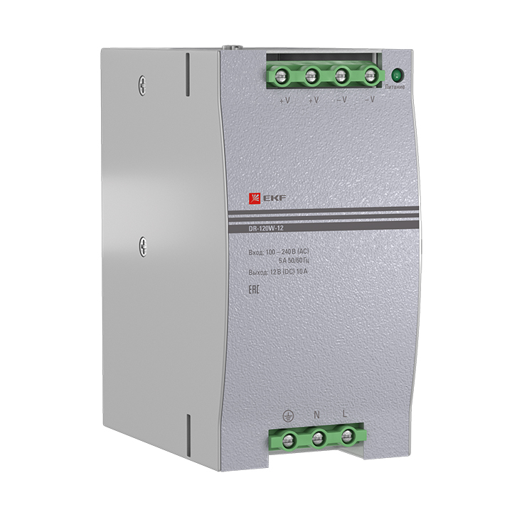 Блок питания 12В DR-120W-12 EKF PROxima (dr-120w-12)