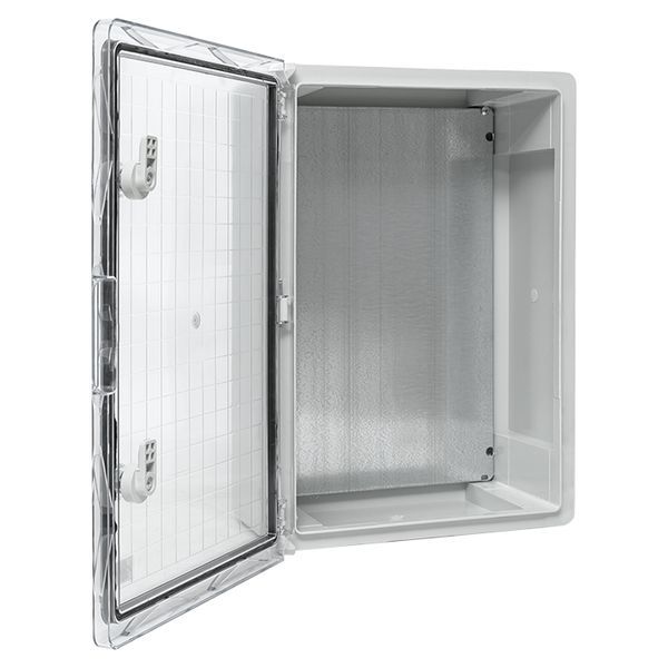 Бокс пластиковый с монтажной платой прозр. дверь 500х350х190 мм IP65 EKF PROxima (PBT65MP005)