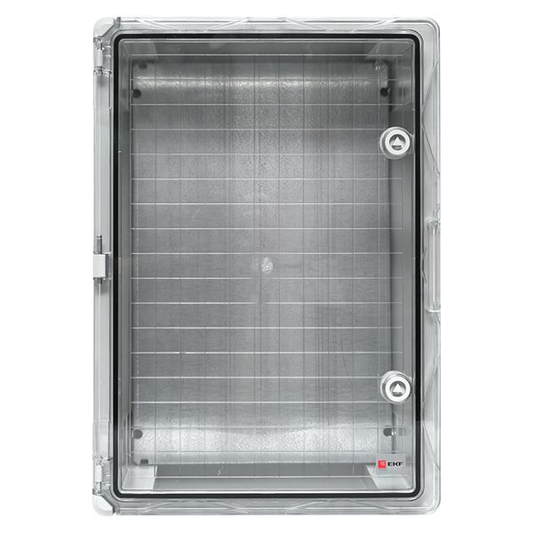 Бокс пластиковый с монтажной платой прозр. дверь 500х350х190 мм IP65 EKF PROxima (PBT65MP005)