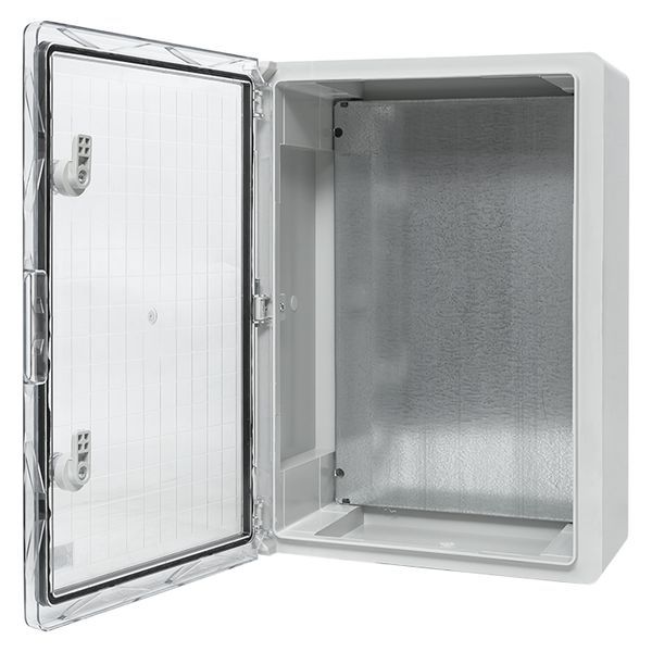 Бокс пластиковый с монтажной платой прозр. дверь 500х350х190 мм IP65 EKF PROxima (PBT65MP005)