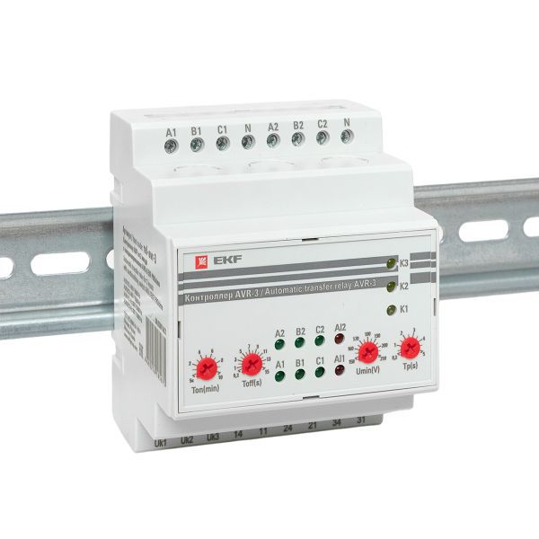 Контроллер АВР на 2 ввода с секционированием AVR-3 PROxima (rel-avr-3)