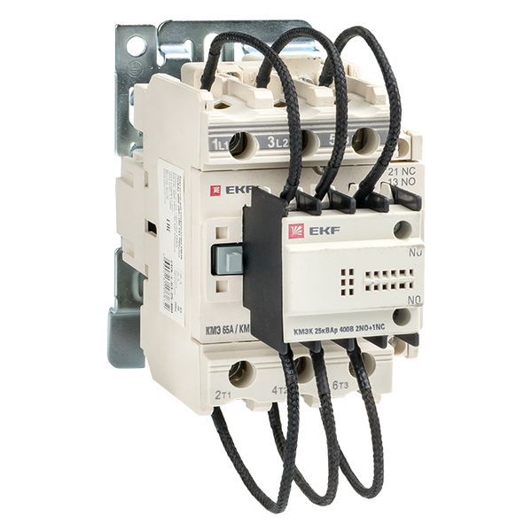 Контактор для конденсатора КМЭК 25квар 400В 2NО+1NC PROxima (ctrk-s-63-25-400)