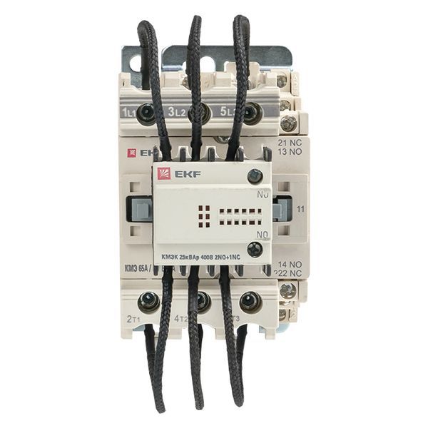 Контактор для конденсатора КМЭК 25квар 400В 2NО+1NC PROxima (ctrk-s-63-25-400)