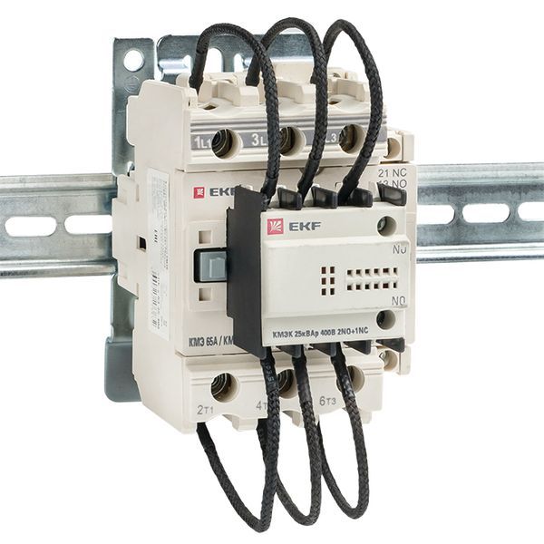 Контактор для конденсатора КМЭК 25квар 400В 2NО+1NC PROxima (ctrk-s-63-25-400)