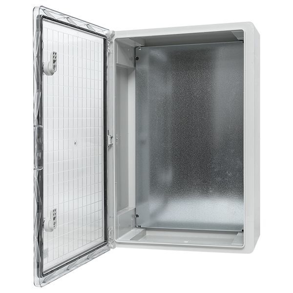 Бокс пластиковый с монтажной платой прозр. дверь 600х400х200 мм IP65 EKF PROxima (PBT65MP008)