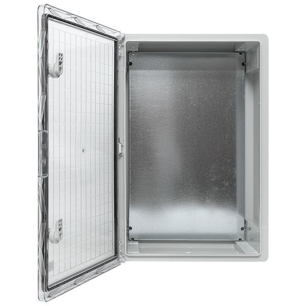 Бокс пластиковый с монтажной платой прозр. дверь 600х400х200 мм IP65 EKF PROxima (PBT65MP008)