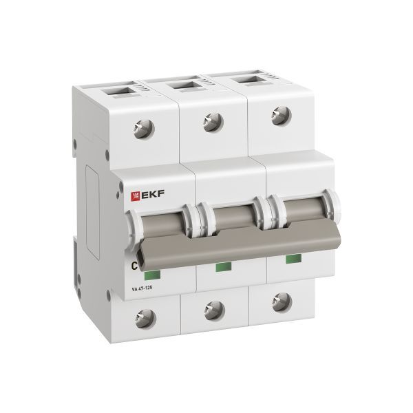 Выключатель автоматический трехполюсный 80А С ВА 47-125 15кА (mcb47125-3-80C) Выключатель автоматический трехполюсный 80А С ВА 47-125 15кА (mcb47125-3-80C)