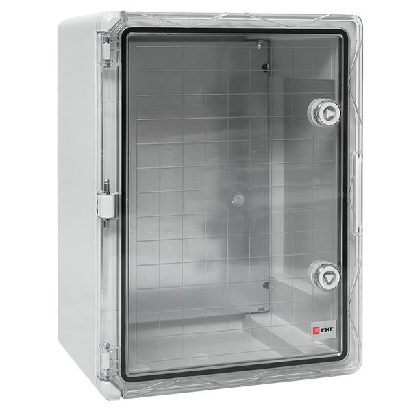 Бокс пластиковый с монтажной платой прозр. дверь 400х300х220 мм IP65 EKF PROxima