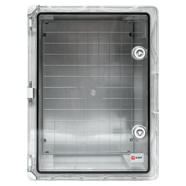 Бокс пластиковый с монтажной платой прозр. дверь 400х300х220 мм IP65 EKF PROxima