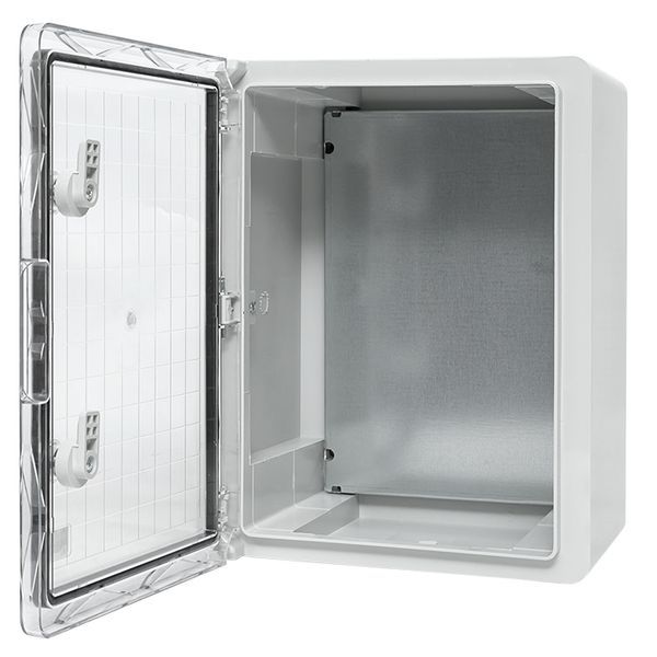 Бокс пластиковый с монтажной платой прозр. дверь 400х300х220 мм IP65 EKF PROxima