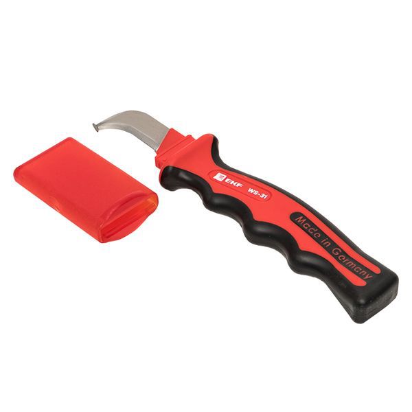 Нож для снятия изоляции с пяткой 1000V WS-31 EKF Professional (ws-31)