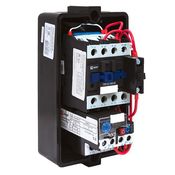 Пускатель в корпусе IP65 КМЭ 25А 230В РТЭ индикатор PROxima (ctrp-r-25-230v-led)