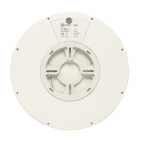 Светильник светодиодный ДБО-18Вт EKF Connect 230мм (sclwf-230-cct)