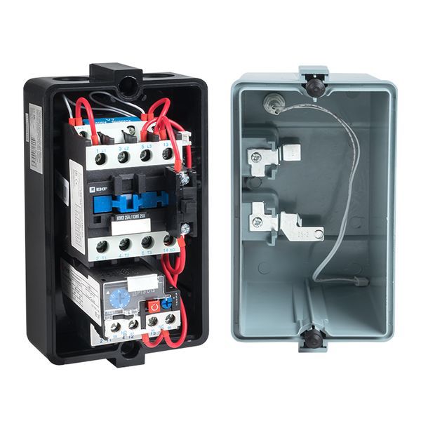 Пускатель в корпусе IP65 КМЭ 25А 400В РТЭ индикатор PROxima (ctrp-r-25-400v-led)