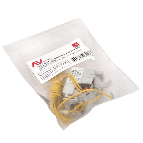 Расцепитель независимый AV POWER-2 SHT DC24 слева (mccb-2L-SHT-DC24-av)