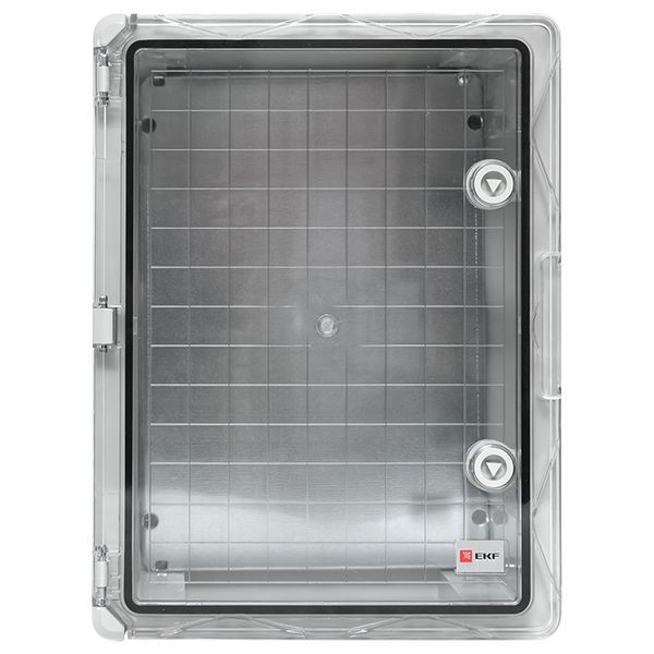Бокс пластиковый с монтажной платой прозр. дверь 400х300х170 мм IP65 EKF PROxima (PBT65MP003)