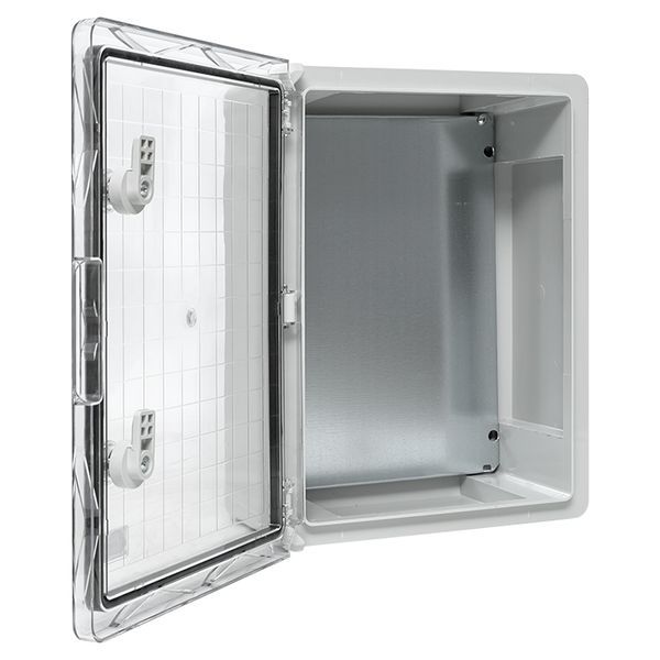 Бокс пластиковый с монтажной платой прозр. дверь 400х300х170 мм IP65 EKF PROxima (PBT65MP003)