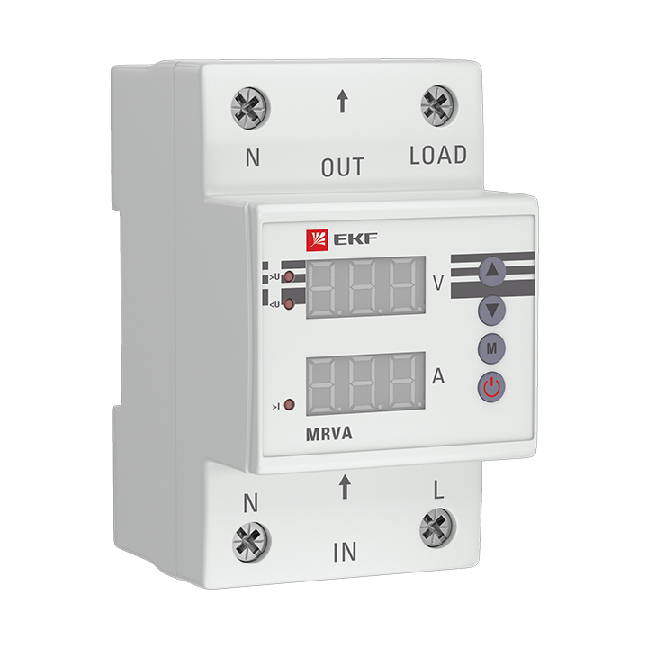 Реле напряжения и тока с с дисплеем MRVA 40A (MRVA-40A)