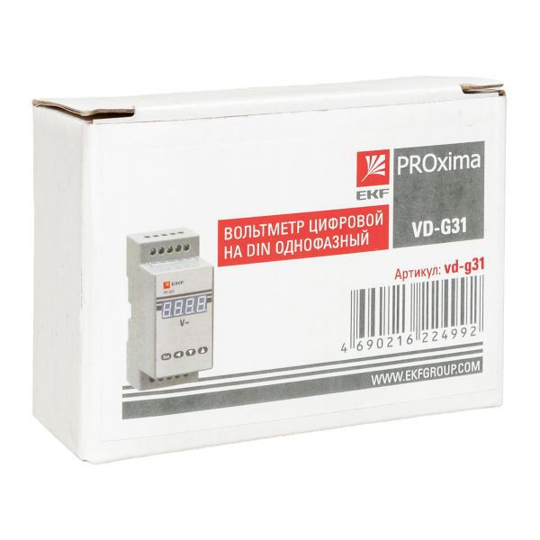 Вольтметр VM-DG31 цифровой на DIN однофазный (vd-g31)