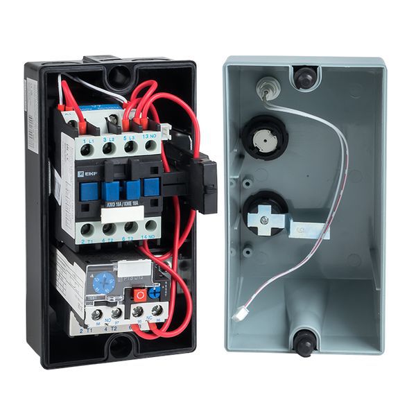 Пускатель в корпусе IP65 КМЭ 18А 400В с РТЭ и индикатором PROxima (ctrp-r-18-400v-led)