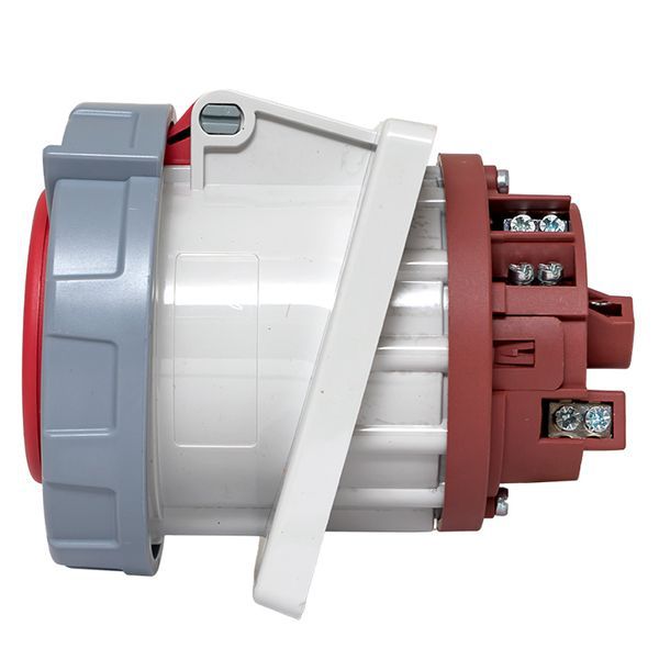 Розетка стационарная внутренняя угловая 4342 3Р+РЕ 63А 380В IP67 PROxima (ps-4342-63-380)