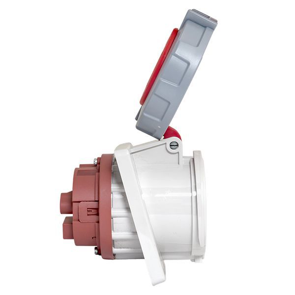 Розетка стационарная внутренняя угловая 4342 3Р+РЕ 63А 380В IP67 PROxima (ps-4342-63-380)