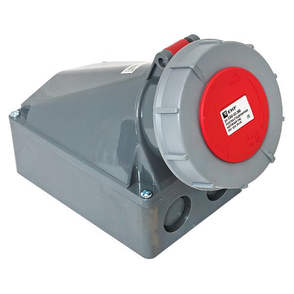 Розетка стационарная наружная 1342 3Р+РЕ 63А 380В IP67 PROxima (ps-1342-63-380)