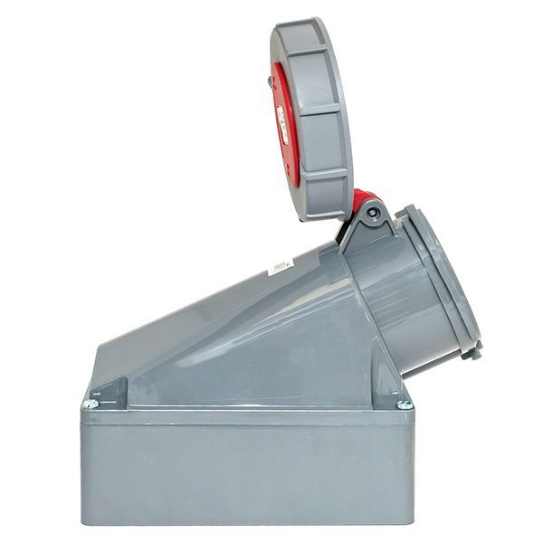 Розетка стационарная наружная 1342 3Р+РЕ 63А 380В IP67 PROxima (ps-1342-63-380)