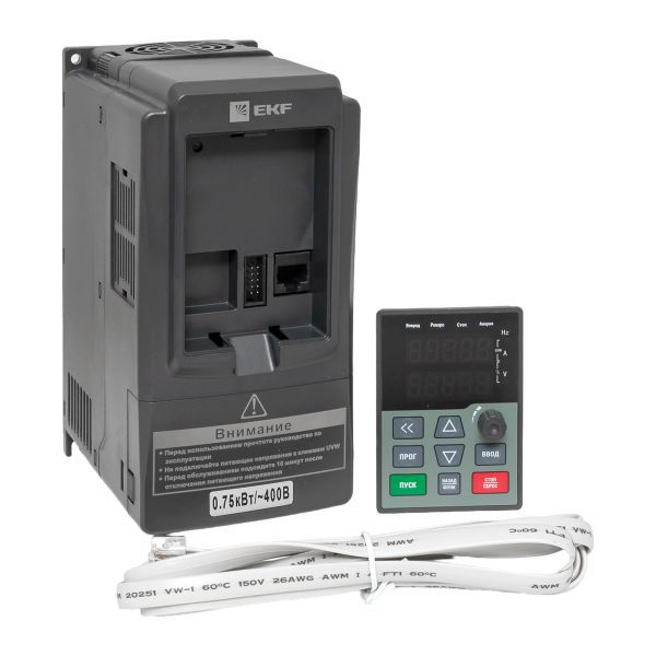 Преобразователь частоты 0.75/1.5кВт 3х400В VECTOR-100 (VT100-0R7-3B)