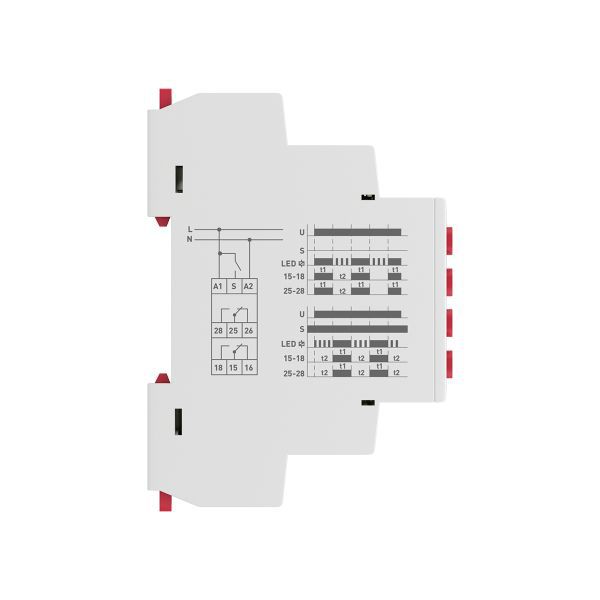 Реле времени (2 регулируемых порога времени, 2 исполнительных контакта) RT-2C 12-240В PROxima (rt-2c-12-240)