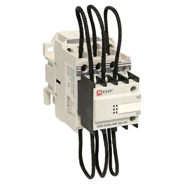 Контактор для конденсатора КМЭК 20квар 400В 2NО+1NC PROxima (ctrk-s-43-20-400)