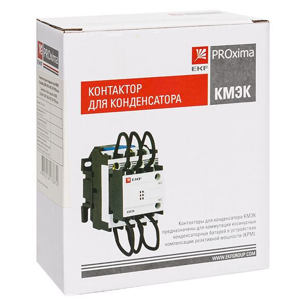 Контактор для конденсатора КМЭК 20квар 400В 2NО+1NC PROxima (ctrk-s-43-20-400)