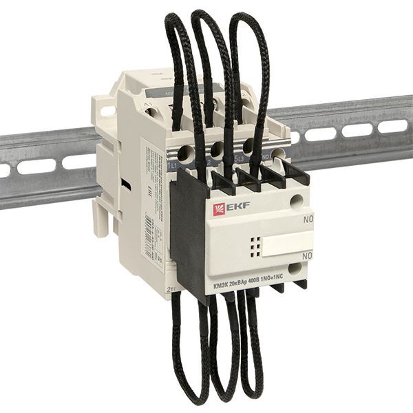 Контактор для конденсатора КМЭК 20квар 400В 2NО+1NC PROxima (ctrk-s-43-20-400)