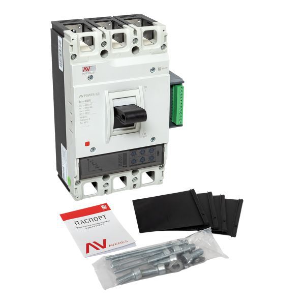 Автоматический выключатель AV POWER-3/3 400А 100kA ETU2.2 EKF AVERES (mccb-33-400H-2.2-av)
