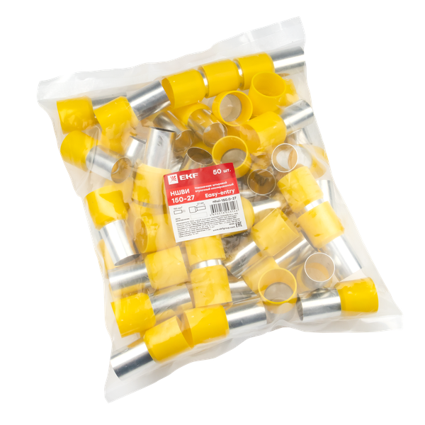 Наконечник штыревой втулочный НШвИ 150-27 (50шт.) EKF (nhvi-150.0-27)