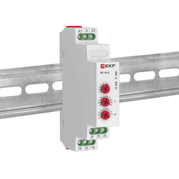 Реле времени (10 устанавл. функц.) RT-10-2 EKF PROxima (rt-10-2)
