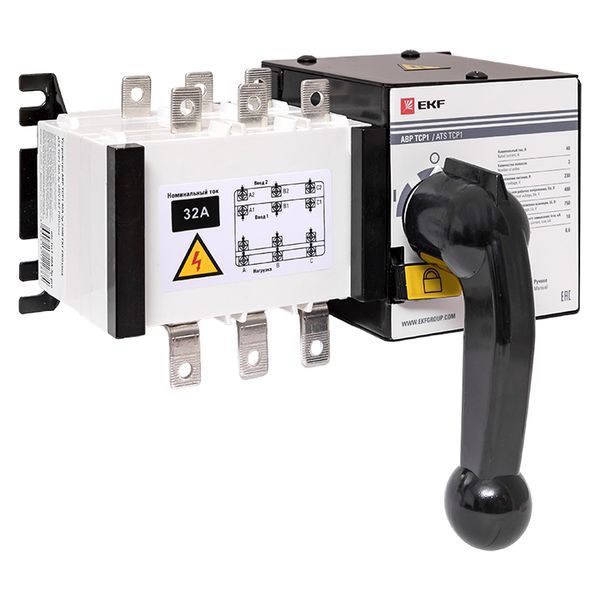 Устройство автоматического ввода резерва АВР ТСP1 32A 3р 230В (ats-tsr1-32A-3p-pro)