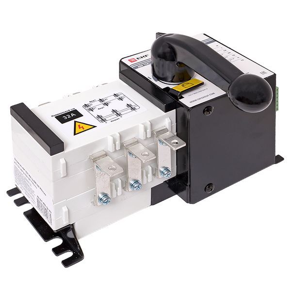 Устройство автоматического ввода резерва АВР ТСP1 32A 3р 230В (ats-tsr1-32A-3p-pro)