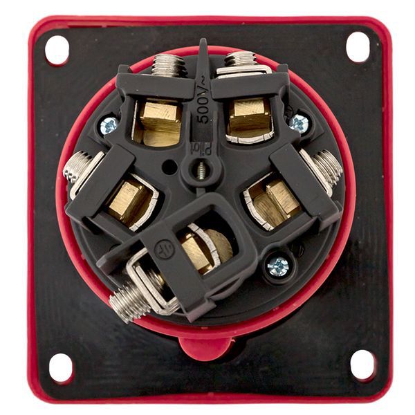 Розетка стационарная внутренняя угловая 4452 3Р+РЕ+N 125А 380В IP67 PROxima (ps-4452-125-380)