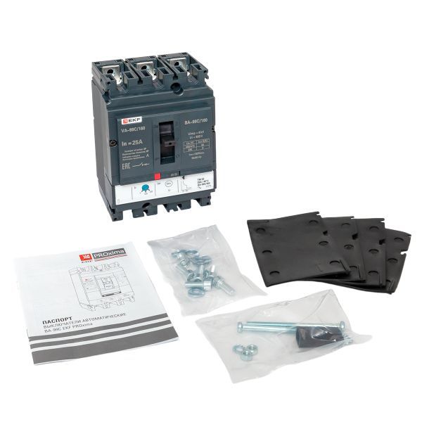 Выключатель автоматический ВА-99C (Compact NS) 160/25А 3P 36кА EKF PROxima (mccb99C-160-25)