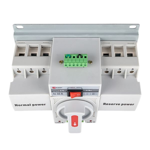 Устройство АВР МCB 32А (C) 3Р 400В EKF PROxima (ats-mcb-32c-3p-pro)