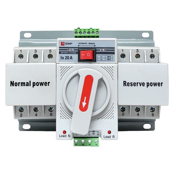 Устройство АВР МCB 20А (C) 3Р 400В EKF PROxima (ats-mcb-20c-3p-pro)